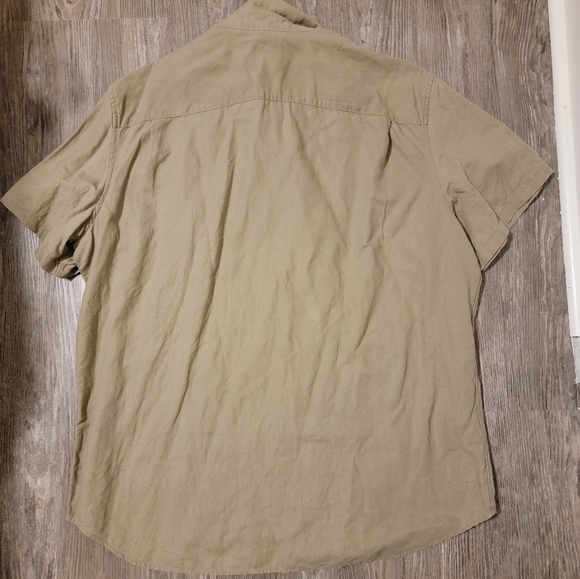 GAP Men's Made with Linen Short Sleeve Shirt XL - Picture 4 of 4